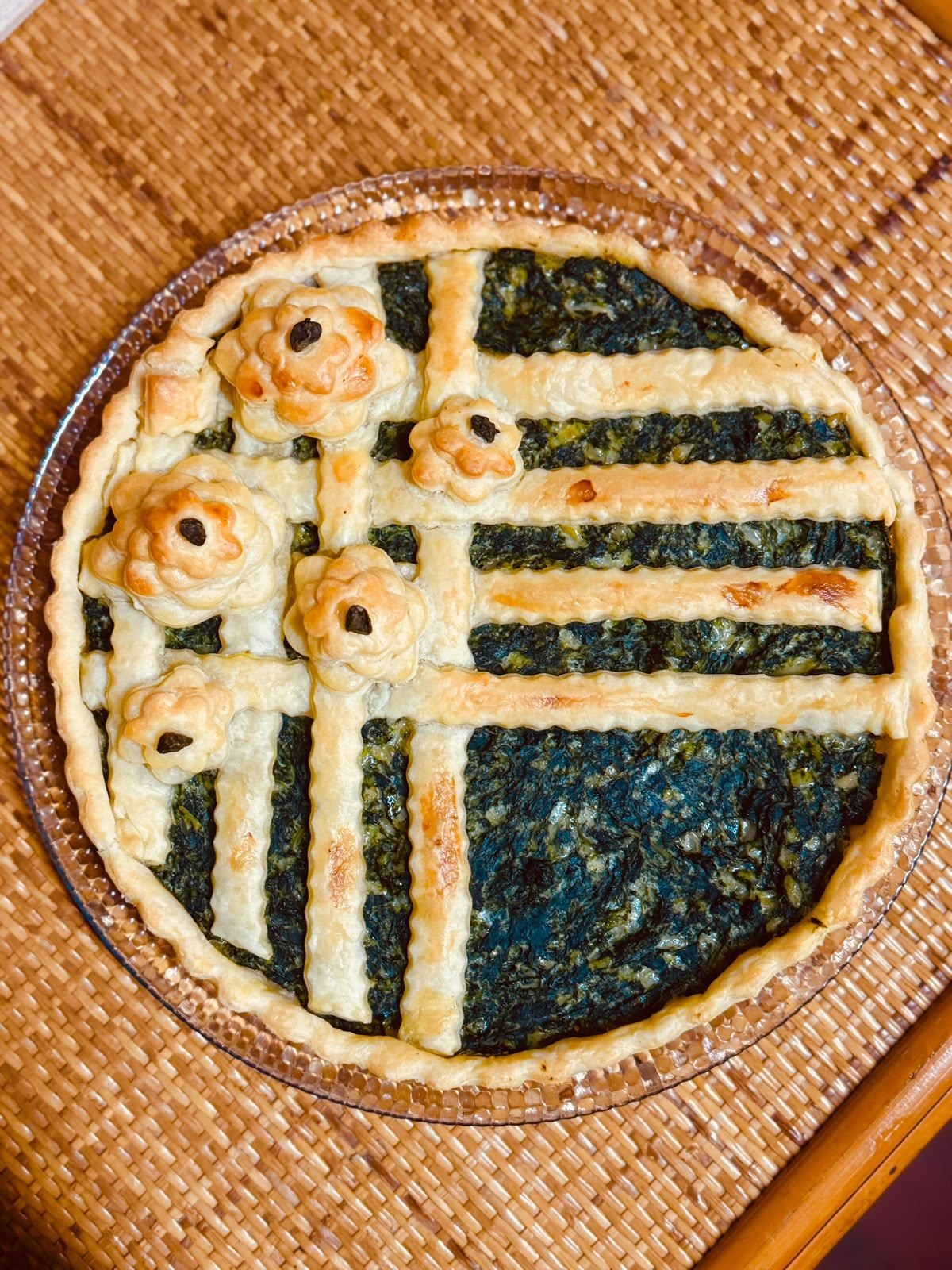 Torta salata agli spinaci fatta in casa
